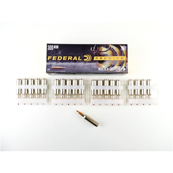 FEDERAL PREMIUM .300 WSM AMMO LOT