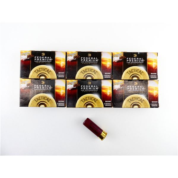 FEDERAL PREMIUM LAW ENFORCEMENT  12 GAUGE 2 3/4" SHOT SHELL AMMO LOT
