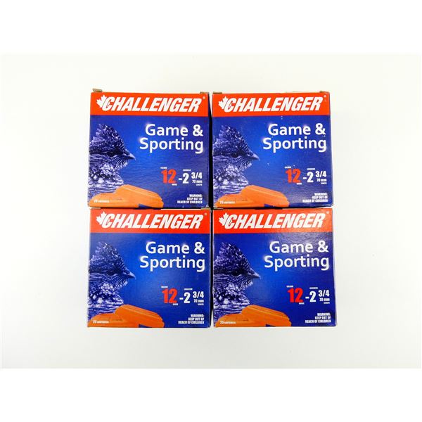 CHALLENGER 12 GAUGE 2 3/4" MAGNUM SHOT SHELL AMMO LOT