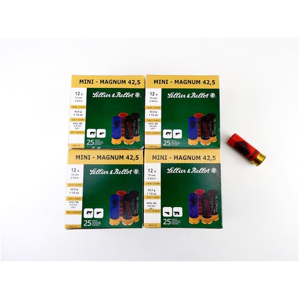 SELLIER & BELLOT 12 GAUGE 2 3/4" SHOT SHELL AMMO LOT