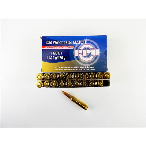 PPU .308 WIN MATCH AMMO LOT