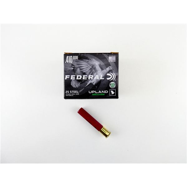 FEDERAL UPLAND .410 GAUGE 3" SHOT SHELL AMMO LOT