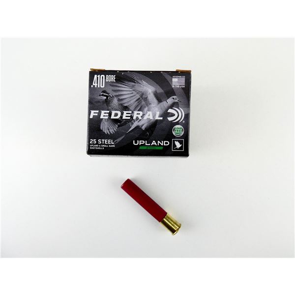 FEDERAL UPLAND .410 GAUGE 3" SHOT SHELL AMMO LOT