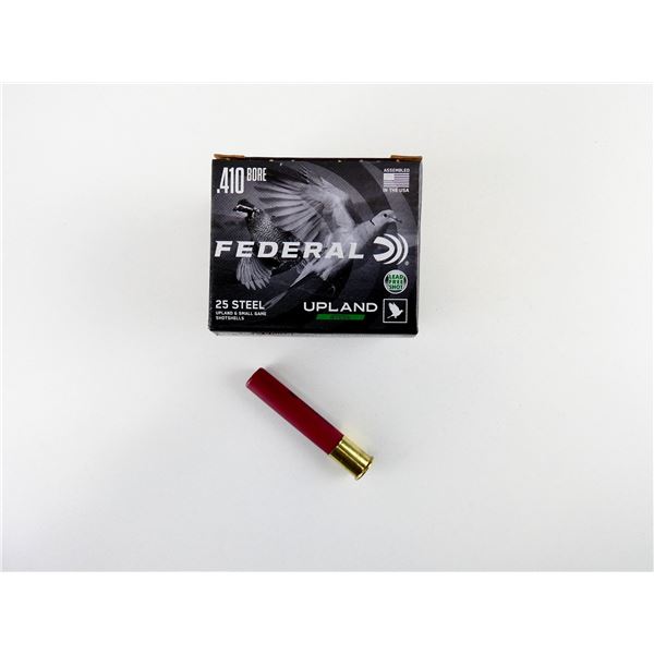 FEDERAL UPLAND .410 GAUGE 3" SHOT SHELL AMMO LOT