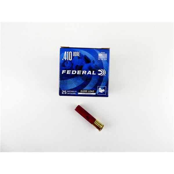 FEDERAL .410 GAUGE 2 1/2" SHOT SHELL AMMO LOT