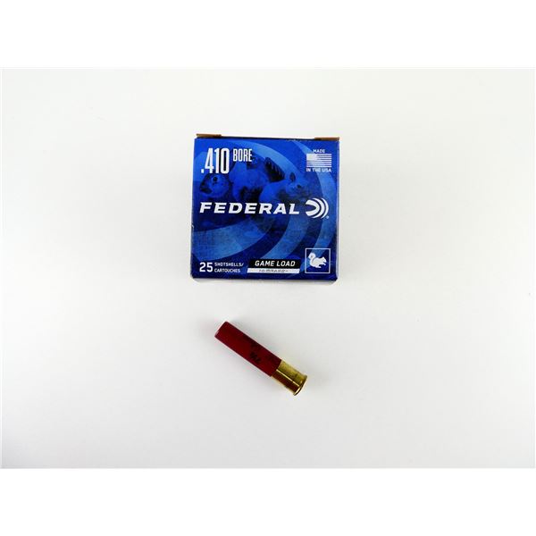 FEDERAL .410 GAUGE 2 1/2" SHOT SHELL AMMO LOT