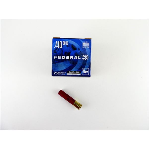 FEDERAL .410 GAUGE 2 1/2" SHOT SHELL AMMO LOT