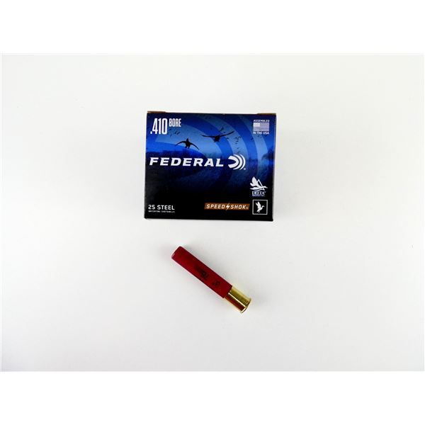 FEDERAL .410 GAUGE 3" SHOT SHELL AMMO LOT