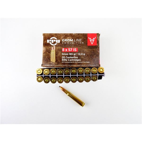 PPU GROM LINE 8X57 IS AMMO LOT