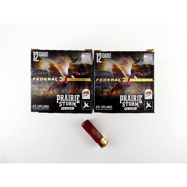 FEDERAL PREMIUM PRAIRIE STORM FS LEAD 12 GAUGE 3" SHOT SHELL AMMO LOT