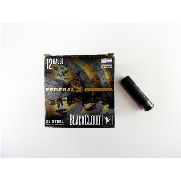 FEDERAL PREMIUM BLACK CLOUD FS LEAD 12 GAUGE 3 1/2" SHOT SHELL AMMO LOT