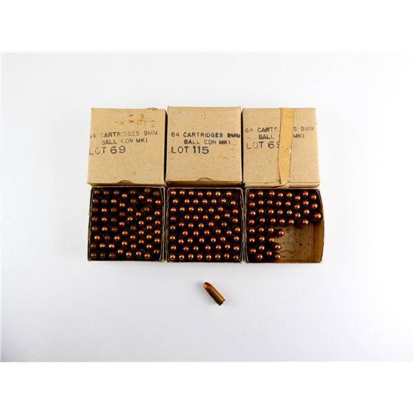 CANADIAN MILITARY 9MM AMMO LOT