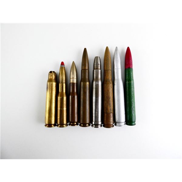 ASSORTED MILITARY .50 BMG AMMO / .50 SPOTTER AMMO AND DUMMY RNDS LOT