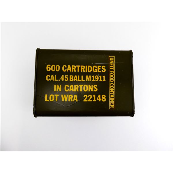 U.S. MILITARY WRA .45 M1911 AMMO LOT