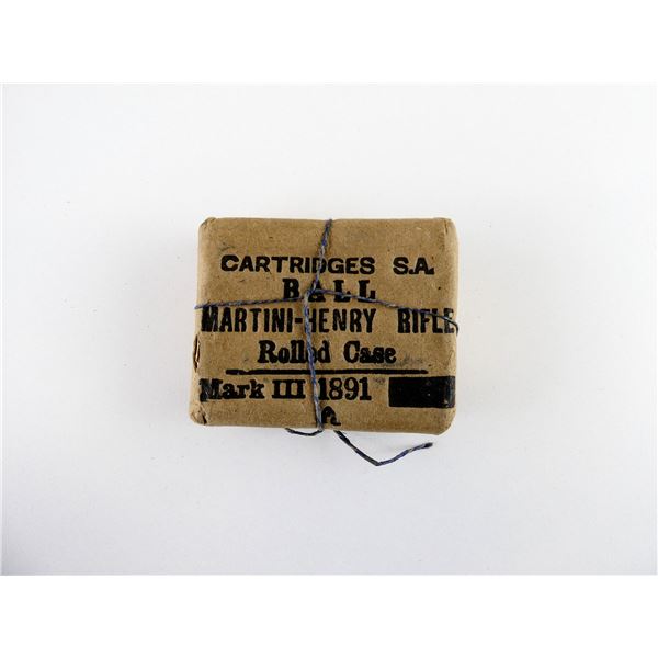 COLLECTIBLE BRITISH MILITARY MARTINI-HENRY .577/.450 BALL AMMO LOT