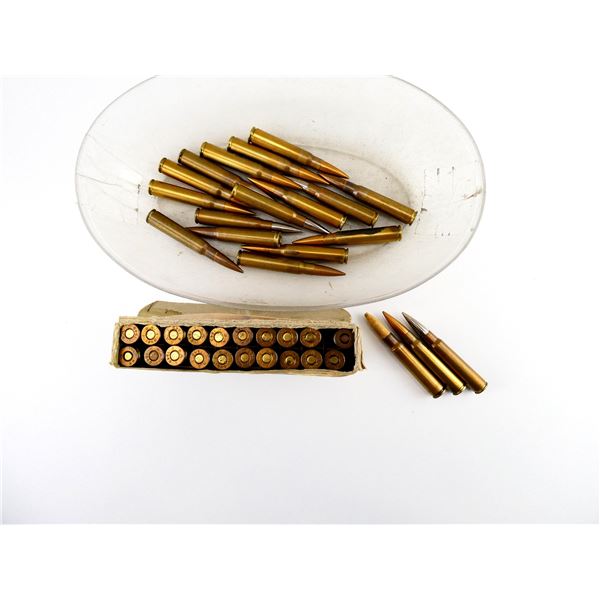 ASSORTED COLD WAR MILITARY 8MM MAUSER AMMO AND BLANK LOT