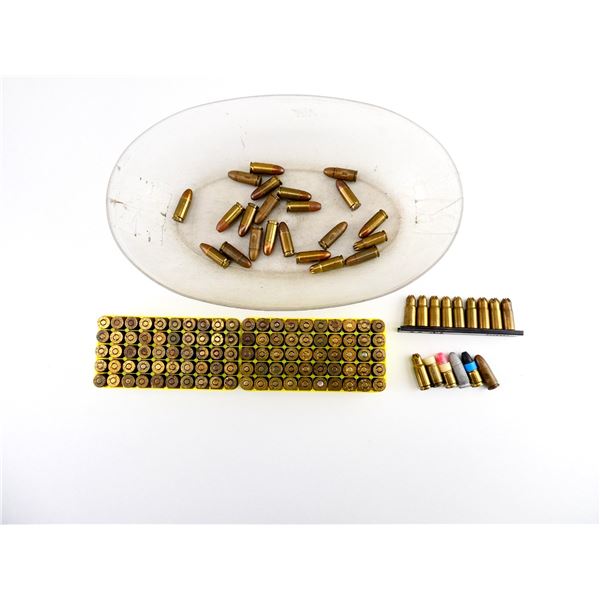 WWII / POST WWII COMMONWEALTH MILITARY 9X19MM PARABELLUM AMMO / BLANKS AND DUMMIES LOT