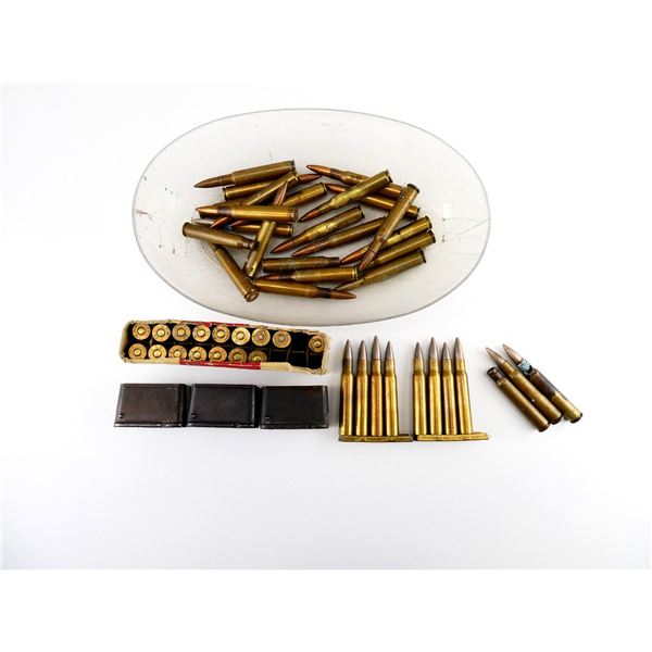 PRE WWI / WWII / POST WWII U.S. MILITARY .30-06 SPRG AMMO AND BLANKS LOT