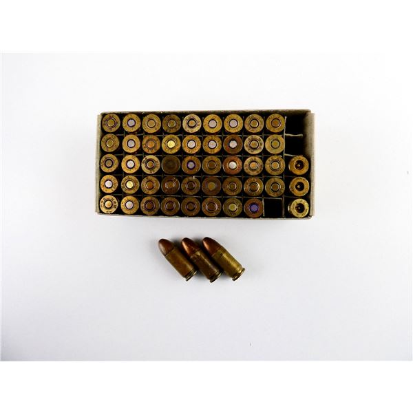 ASSORTED MILITARY 9MM LUGER AND DUMMY RND LOT