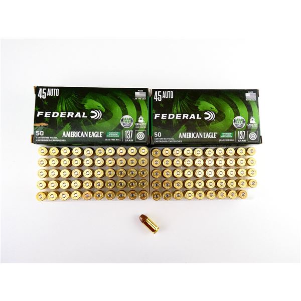 FEDERAL AMERICAN EAGLE .45 AUTO AMMO LOT