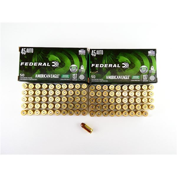 FEDERAL AMERICAN EAGLE .45 AUTO AMMO LOT