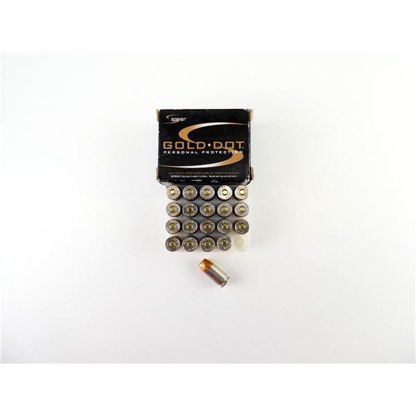 SPEER GOLD DOT .45 GAP AMMO LOT