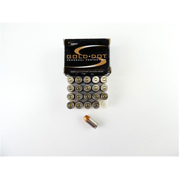 SPEER GOLD DOT .45 GAP AMMO LOT