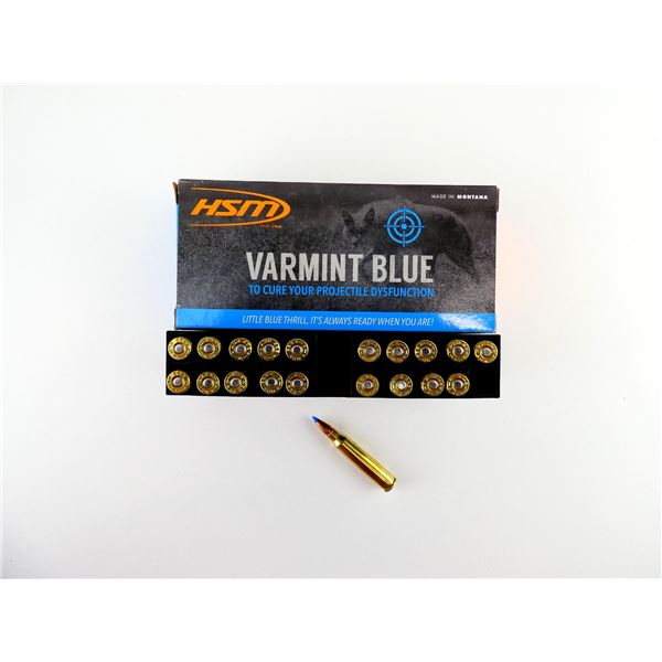HSM VARMINT BLUE .223 REM AMMO LOT