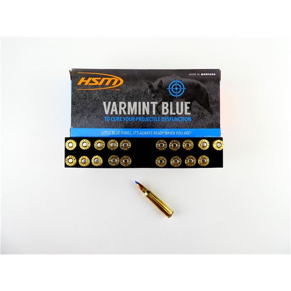 HSM VARMINT BLUE .223 REM AMMO LOT