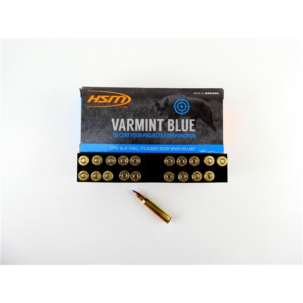 HSM VARMINT BLUE .223 REM AMMO LOT