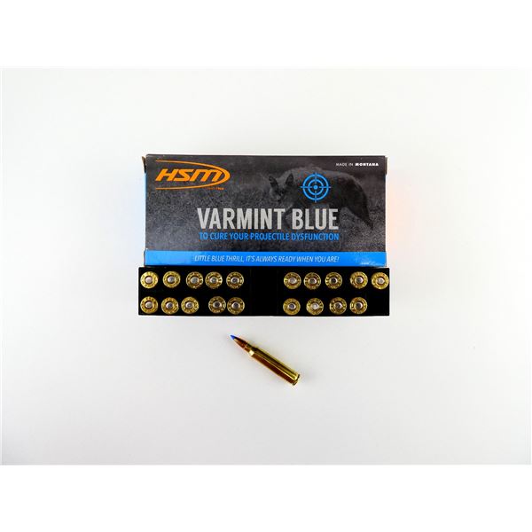 HSM VARMINT BLUE .223 REM AMMO LOT