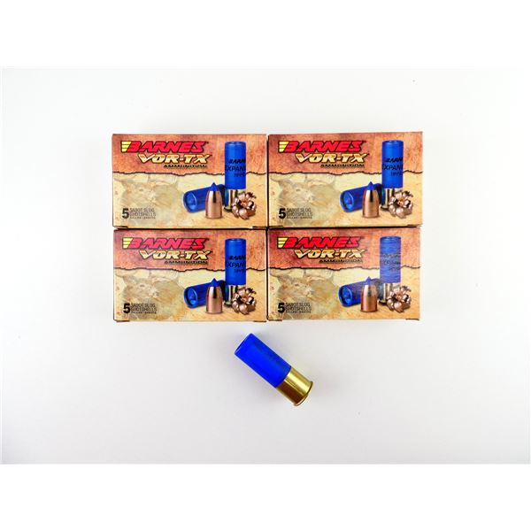 BARNES VOR-TX 12 GAUGE 2 3/4" SHOT SHELL AMMO LOT