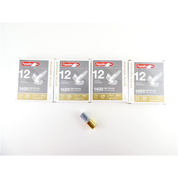 AGUILA 12 GAUGE 2 3/4" SHOT SHELL AMMO LOT