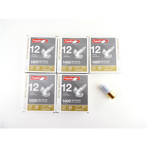 AGUILA 12 GAUGE 2 3/4" SHOT SHELL AMMO LOT
