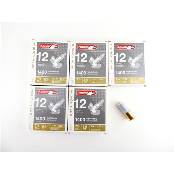 AGUILA 12 GAUGE 2 3/4" SHOT SHELL AMMO LOT