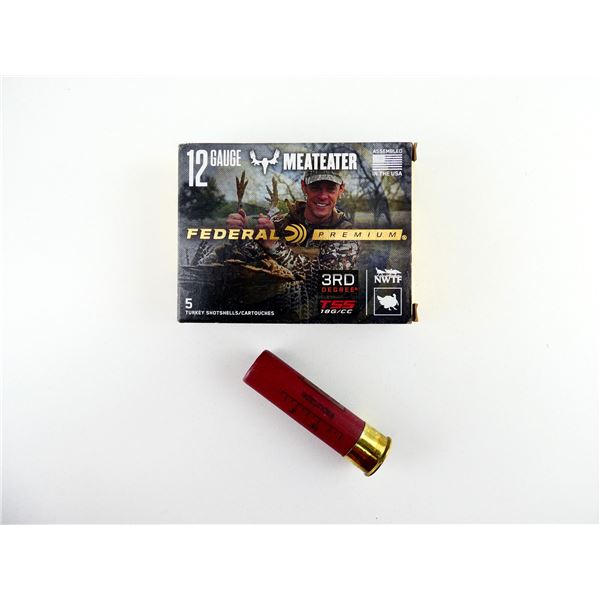 FEDERAL PREMIUM MEATEATER 12 GAUGE 3 1/2" TURKEY SHOT SHELL AMMO LOT