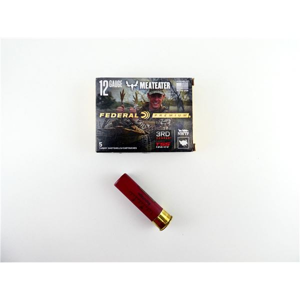 FEDERAL PREMIUM MEATEATER 12 GAUGE 3 1/2" TURKEY SHOT SHELL AMMO LOT
