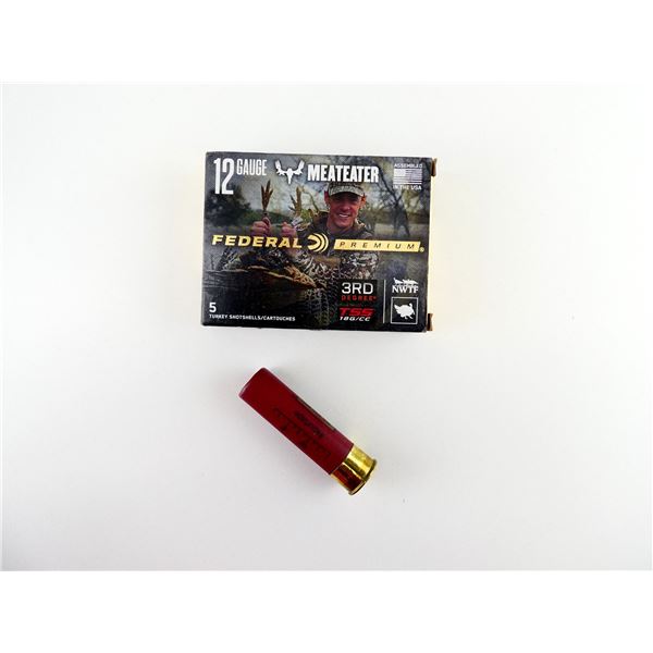 FEDERAL PREMIUM MEATEATER 12 GAUGE 3 1/2" TURKEY SHOT SHELL AMMO LOT