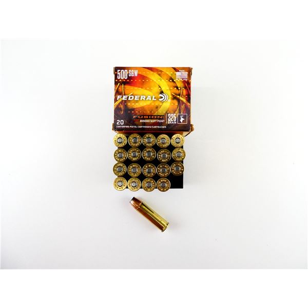 FEDERAL FUSION .500 S&W AMMO LOT