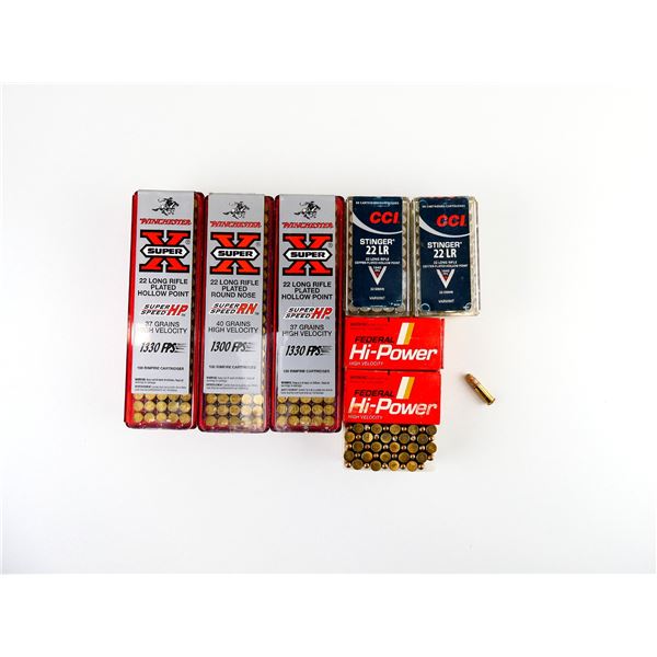 ASSORTED .22 LR AMMO LOT