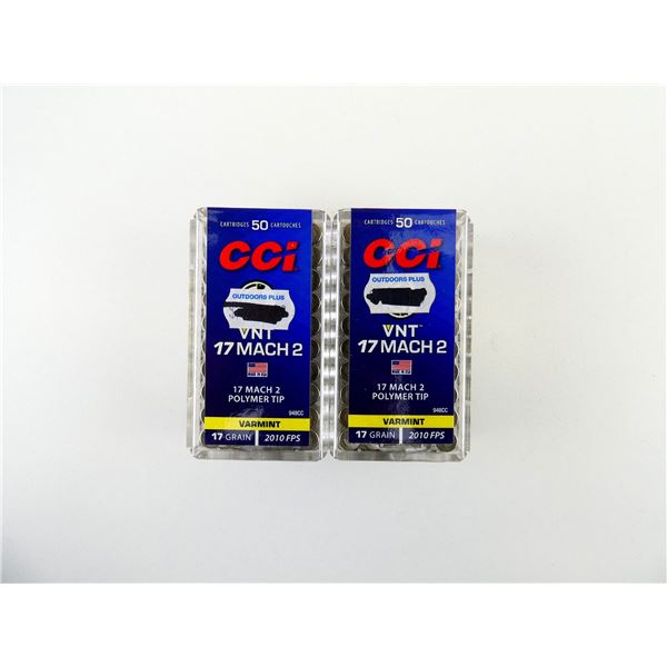 CCI .17 MACH 2 AMMO LOT