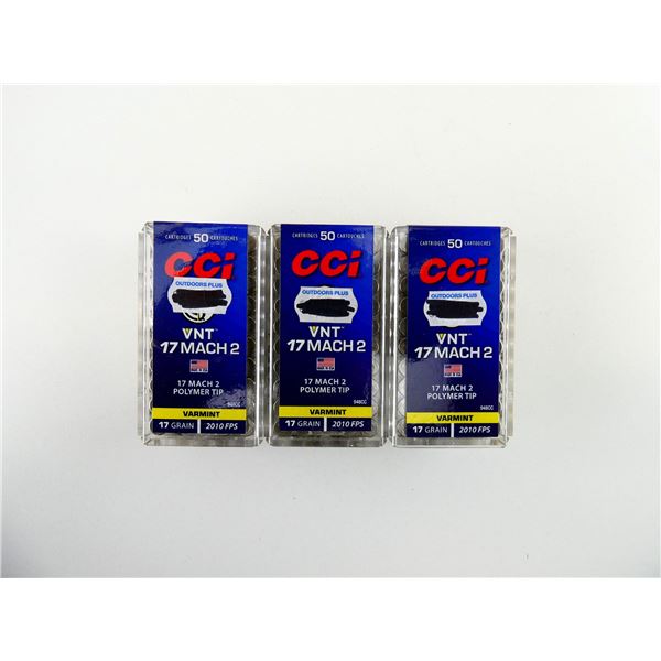 CCI .17 MACH 2 AMMO LOT