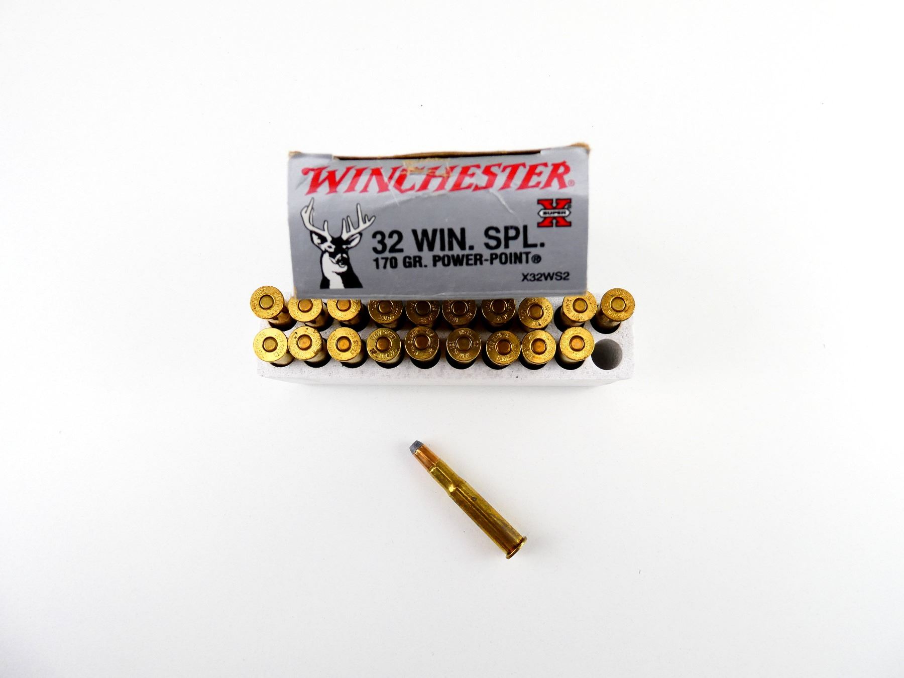 WINCHESTER .32 WIN SPL AMMO LOT - Switzer's Auction & Appraisal Service