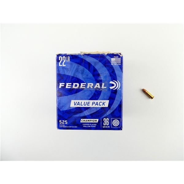 FEDERAL .22 LR AMMO LOT
