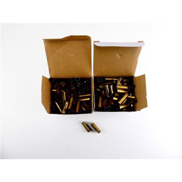 PRIMED AND NON-PRIMED ASSORTED .38 SPL AND .357 MAGNUM BRASS / NICKEL CASES LOT