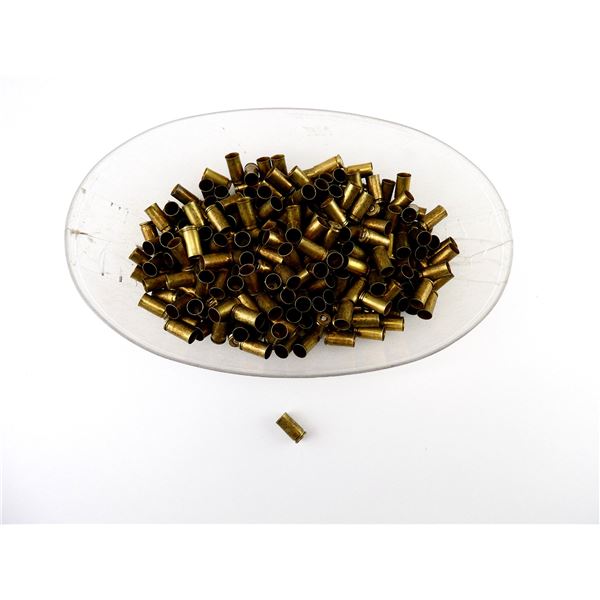 PRIMED ASSORTED 9MM LUGER BRASS AND NICKEL CASES LOT