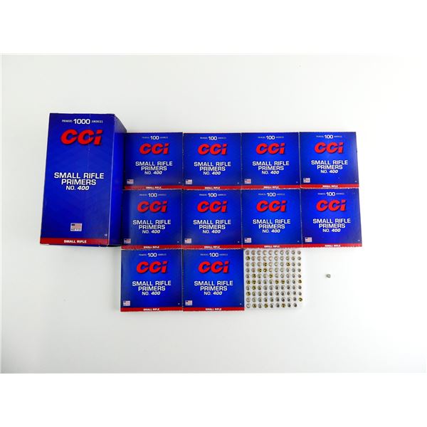 CCI NO. 400 SMALL RIFLE PRIMERS LOT