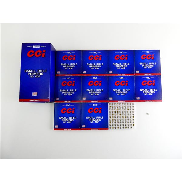 CCI NO. 400 SMALL RIFLE PRIMERS LOT