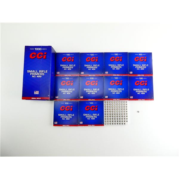 CCI NO. 400 SMALL RIFLE PRIMERS LOT