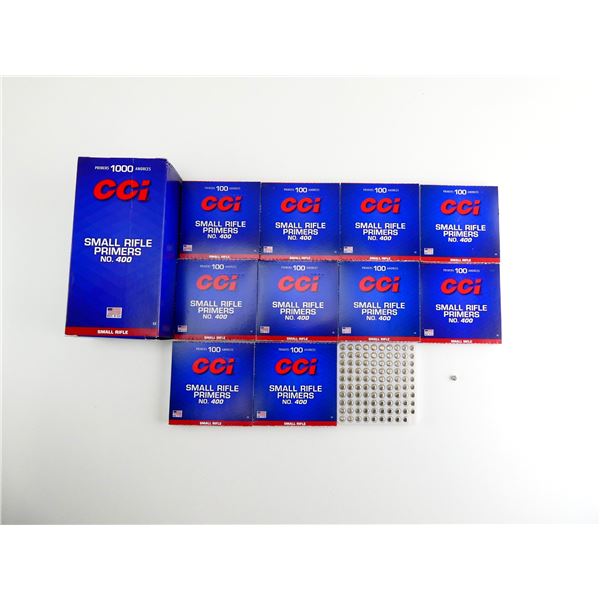 CCI NO. 400 SMALL RIFLE PRIMERS LOT